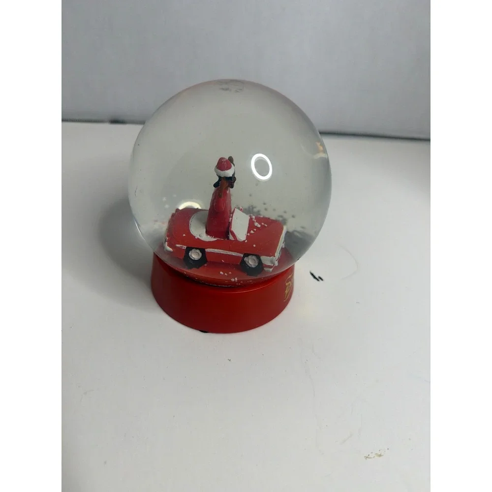Snoop Dogg Snoop on the Stoop Snow Globe Dogg Supply Santa Red‎ Convertible Car